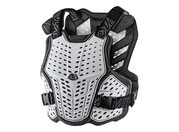Troy Lee Designs YOUTH Rockfight, White Chest Protector, One Size