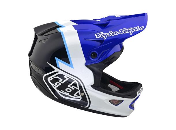 Troy Lee Designs D3 Fiberlite Helmet XXL Volt Blue, XXL