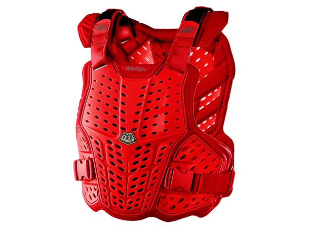 Troy Lee Designs Youth Rockfight, Red Chest Protector, One Size