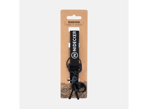 Nidecker Universal Binding Leash, Black One Size